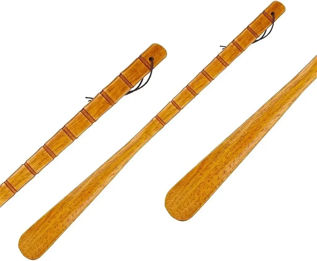 55cm 70cm Wooden Shoe Horn Flexible Long Handle Shoehorn Useful Lifter Professional Spoon Home Tools