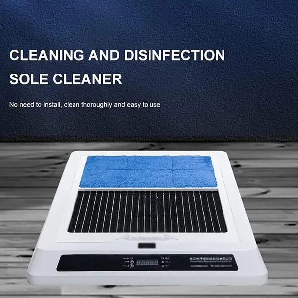 Sole Cleaning Machine, Shoe Cleaner Polisher, Entrance Shoe Brush Fully Automatic Dust-Free Workshop Cleaning, Deep Cleaning Without Leaving Traces, for Hotel Entrance Hall Sales Center