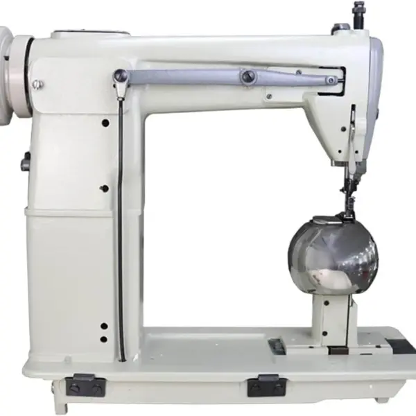 High-Efficiency 400W Single Needle Sewing Machine for Wig Making, Shoes, Boots & Hats - Smooth Bottom Feed System, Versatile Industrial Power for Seamless Stitching
