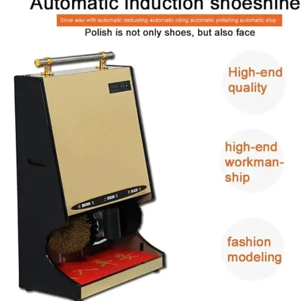 Automatic Shoes Polishier, Electric Boots Polisher, Instant Boots Cleaning Tool, Household Leather Shoes Shiner