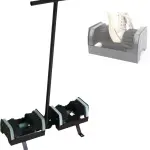 Heavy Duty Boot Cleaner Brush - Outdoor Shoe Scraper with Handle - Floor-Mount Boot Scrubber for Effective Mud & Dirt Removal, Ideal for Work Boots & Hiking Shoes