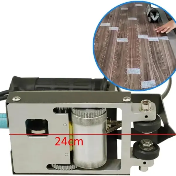 Portable Cycloid Veneer Stitching Machine for Wood Panel, Ideal for Woodworking Splicing and Patchwork, Efficient Single Needle Sewing Tool