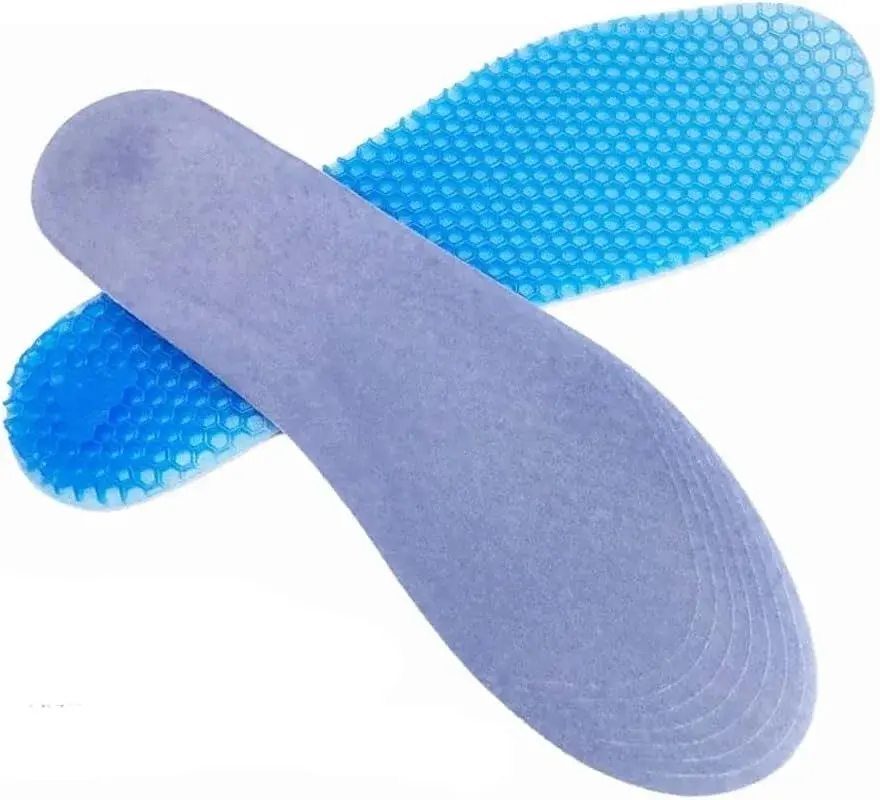 JSEIAJB Silicone Insoles Massaging Sport Shoe Pads Orthotic Arch Foot Care Pad Gel