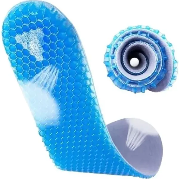 JSEIAJB Silicone Insoles Massaging Sport Shoe Pads Orthotic Arch Foot Care Pad Gel