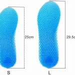 JSEIAJB Silicone Insoles Massaging Sport Shoe Pads Orthotic Arch Foot Care Pad Gel