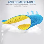 JSEIAJB Memory Foam Insoles for Shoes Sole Mesh Deodorant Breathable Cushion Running for Feet Orthopedic