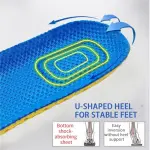 JSEIAJB Memory Foam Insoles for Shoes Sole Mesh Deodorant Breathable Cushion Running for Feet Orthopedic