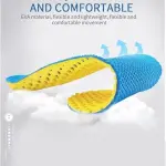JSEIAJB Memory Foam Insoles for Shoes Sole Mesh Deodorant Breathable Cushion Running for Feet Orthopedic