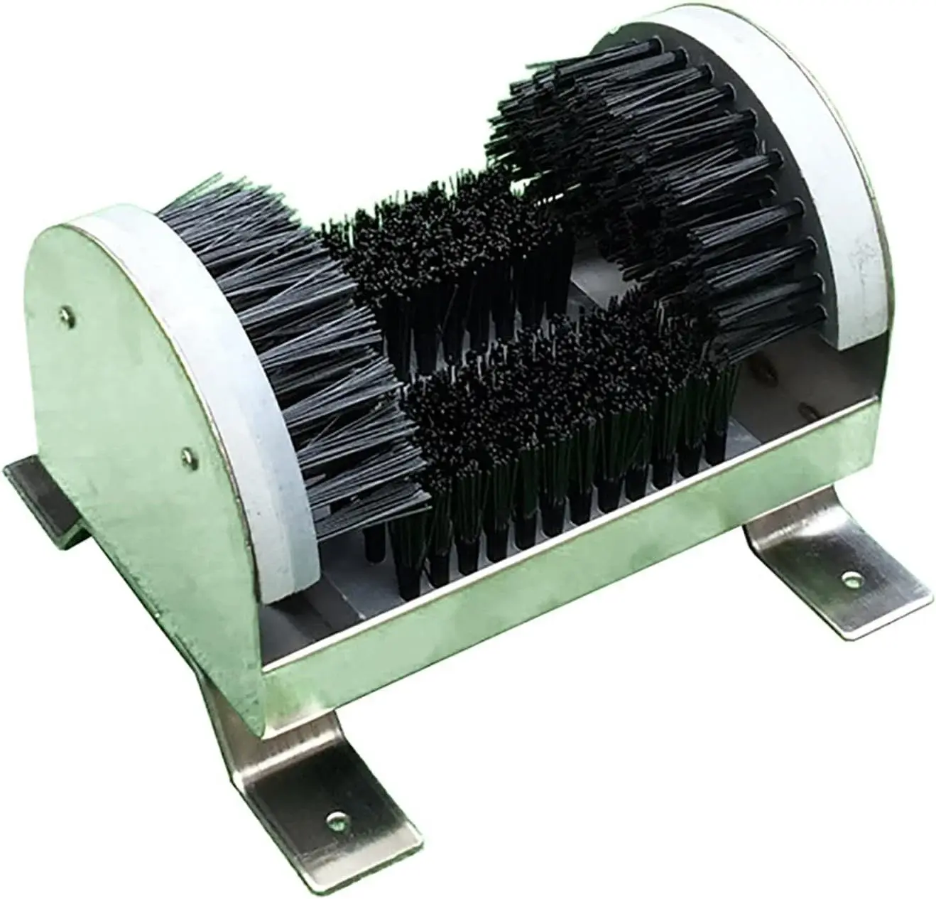 Heavy Duty Boot Scrubber Brush - Stainless Steel Mud & Dust Cleaner for Shoe Soles - Ideal for Outdoor/Indoor Use - Effective Scraping Tool for Tough Dirt Removal