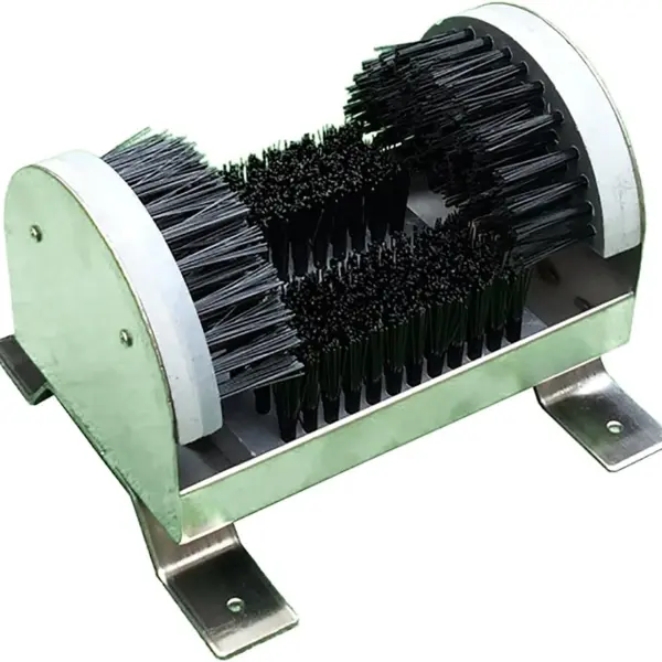 Heavy Duty Boot Scrubber Brush - Stainless Steel Mud & Dust Cleaner for Shoe Soles - Ideal for Outdoor/Indoor Use - Effective Scraping Tool for Tough Dirt Removal