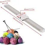 Automatic Knitting Machine, Sewing Machine Knitting Kit, 6.5mm 150 Neddle Stitches Knitting Machine for Adults&Kids, Sewing Tool Set for Sock, Hat, Pumpkin