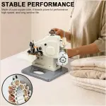 Adjustable Blindstitch Sewing Machine, 1250 SPM Hemming Machine for Cuffs, Skirts & Draperies, Desktop Skip Stitch Ratio 1:1 to 2:1, Professional Hemmer Tool
