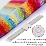 Knitting Machine, Sweater Machine, Knitting Machine Needle Pusher, for Household Sewing, with Accessories Tool Set, Knitting Kits