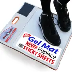 StepNGrip Courtside Shoe Grip Traction Mat - Sticky Mat for Basketball Shoes - No Replacement Sheets Required - Improves Traction and Cleans Dust, Dirt, and Oil - Portable for Indoor and Outdoor Use