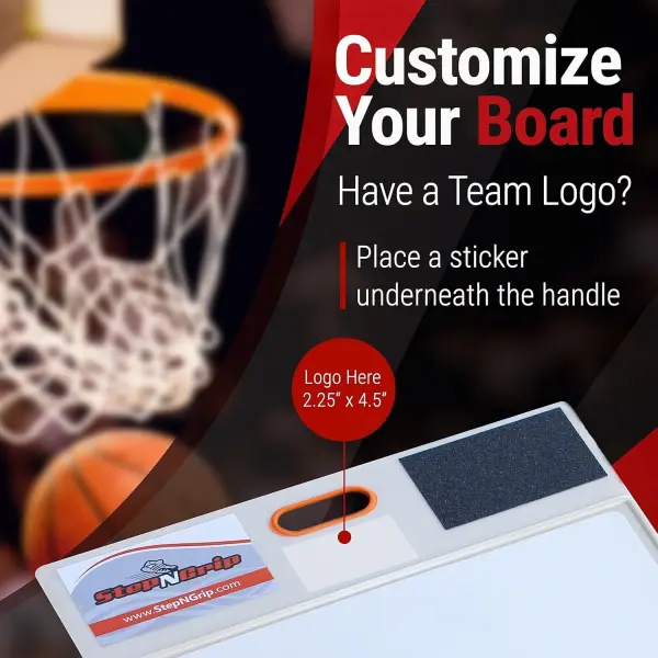 StepNGrip Courtside Shoe Grip Traction Mat - Sticky Mat for Basketball Shoes - No Replacement Sheets Required - Improves Traction and Cleans Dust, Dirt, and Oil - Portable for Indoor and Outdoor Use