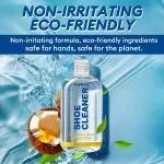 Shoe Cleaner Kit for Sneakers – 10.6oz Premium Shoe Cleaning Set with 3 Brushes & Microfiber Towel, Sneaker Cleaner for White Shoes, Boots, Leather, Suede, Canvas, Mesh, PU & Fabric