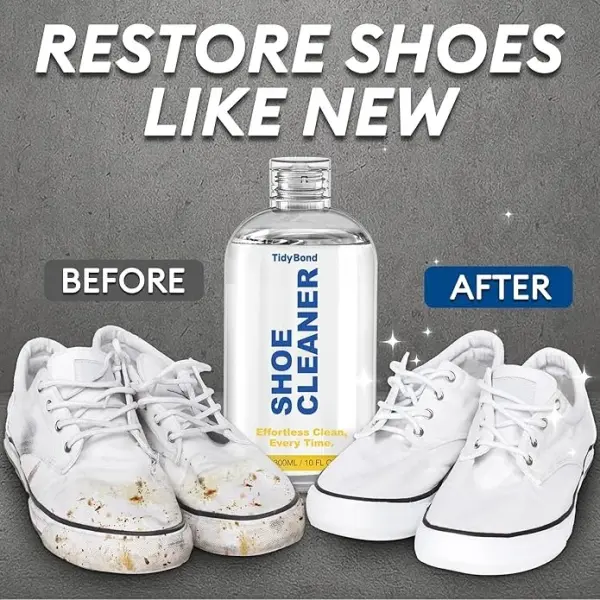 Shoe Cleaner Kit for Sneakers – 10.6oz Premium Shoe Cleaning Set with 3 Brushes & Microfiber Towel, Sneaker Cleaner for White Shoes, Boots, Leather, Suede, Canvas, Mesh, PU & Fabric