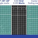 Proartek PK00013 Model GBM4080 Series 40" x 80" Professional Cutting Mat; Double-Sided Green/Black; Self-Healing; For Graphic Arts, Hobbies, Sewing, Scrapbooking, and other Cutting Projects