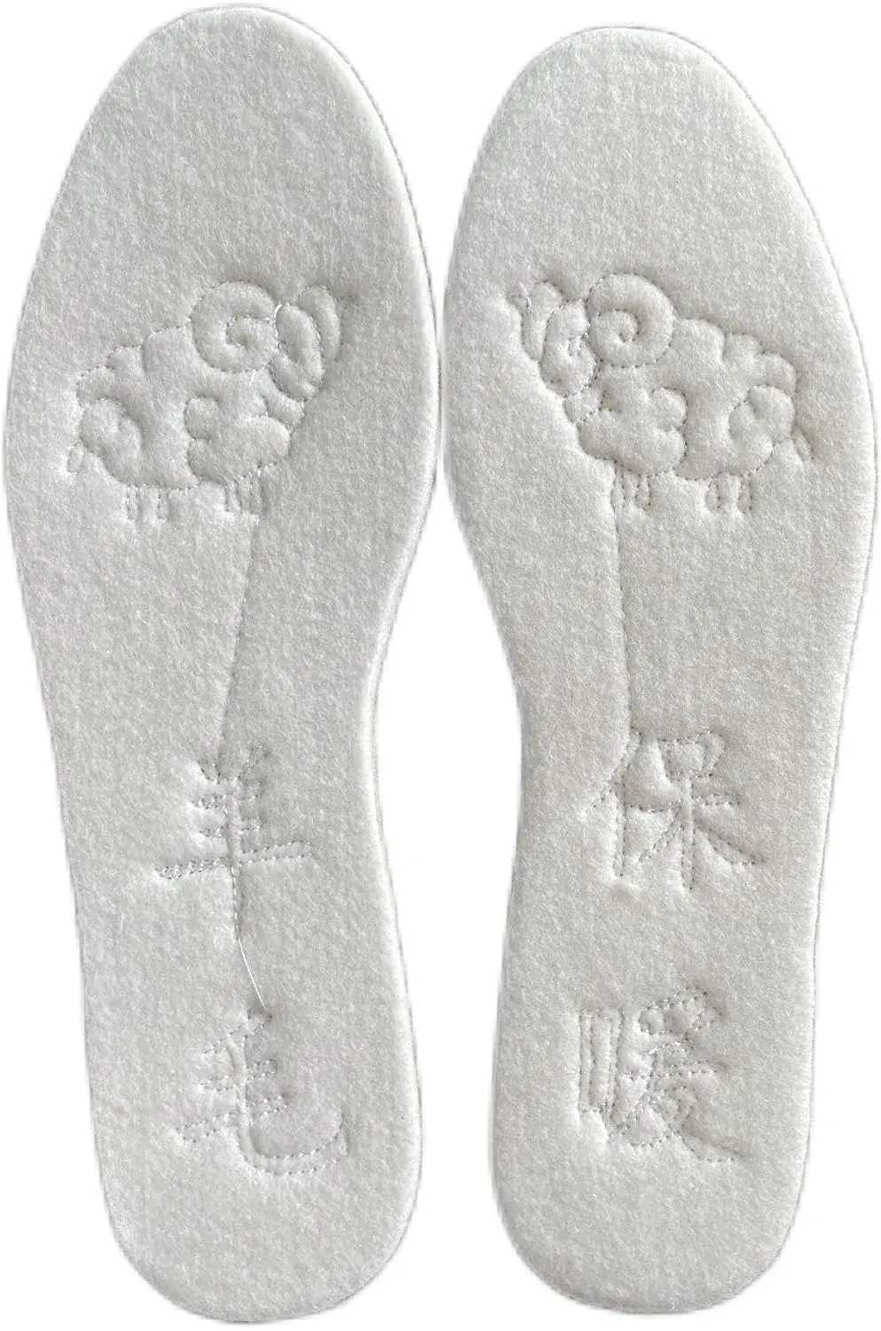 JSEIAJB Winter Warm Insoles Wool Thicken Soft Shoes Pads Breathable Skin-friendly Cotton Cashmere Keep Insole
