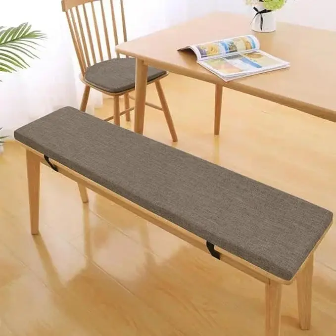 HighDensity Memory Foam Outdoor Bench Cushions Nonslip & Washable Seat Pads for Garden Shoe Benches Comfortable 140x35x10 cm Patio Furniture Accessories