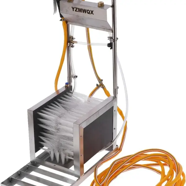 Automatic Stainless Steel Rain Shoes Scrubber Machine for Livestock Farm - Efficient Boot Cleaning Device for Farmers and Outdoor Workers