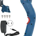 Electric Fabric Shears Scissors Portable Cloth Cutter Tailoring Trimming Tool (US Plug)