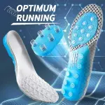 JSEIAJB Silicone Gel Insoles for Women Men Orthotic Sole Pad For Shoes Deodorant Breathable Cushion Running For Feet