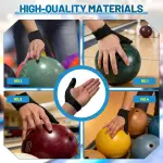 Geiserailie 36 Pcs Bowling Ball Basics Accessory Kits Gifts Box Non-Slip Shoe Covers, Thumb Tape, Thumb Saver, Polisher & Sanding Pads - Complete Bowling Ball Care & Gift Set for Men Women Bowlers