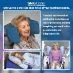 Skil-Care Heels-Off with Gel Insert, 13”L x 24”W x 5.5”H, Relieves Heel Pressure, Promotes Circulation, and Prevents Pressure Ulcers, 503166