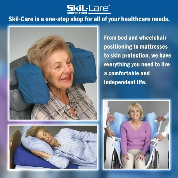 Skil-Care Heels-Off with Gel Insert, 13”L x 24”W x 5.5”H, Relieves Heel Pressure, Promotes Circulation, and Prevents Pressure Ulcers, 503166
