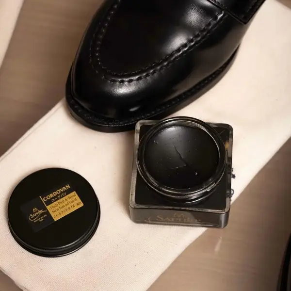 Saphir Medaille d’Or Cordovan Cream-Natural Wax Polish for Leather Shoes & Boots