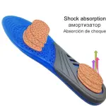 JSEIAJB Gel Insole Silicone Orthopedic Massaging Shoe Inserts Sports Shock Absorption Pad Comfortable for Men Women Shoes