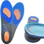 JSEIAJB Gel Insole Silicone Orthopedic Massaging Shoe Inserts Sports Shock Absorption Pad Comfortable for Men Women Shoes