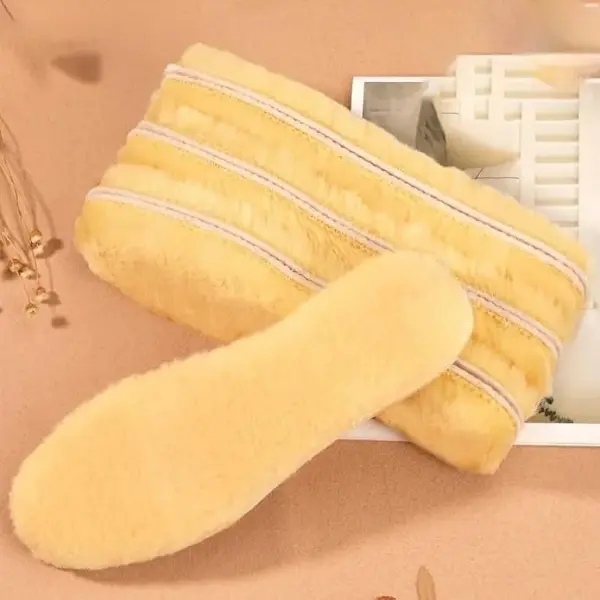 JSEIAJB Thicken Warm Insole Soft Breathable Imitation Wool Thermal Winter for Men Women Shoes Pad